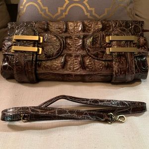 Sondra Roberts alligator clutch